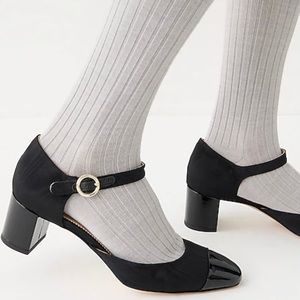 JCrew Millie ankle-strap heels in moiré NWT Size: 7.0